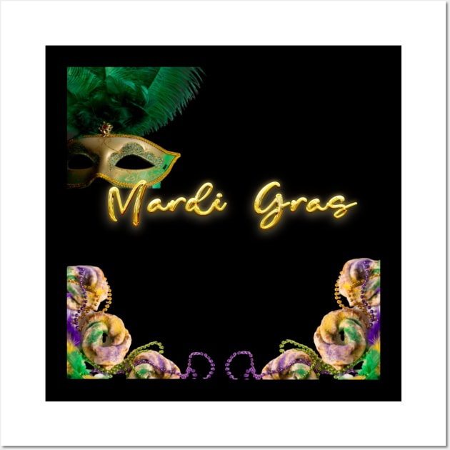 Mardi Gras design Wall Art by Goodies Galore